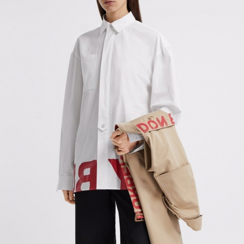 バーバリーレディースヴィンテージベーシックシャツr03610ホワイト