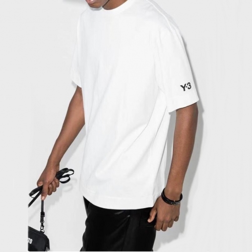 ワイ・スリー-3ワイ・スリーメンズベーシックコットン半袖TシャツY3/0130ホワイト