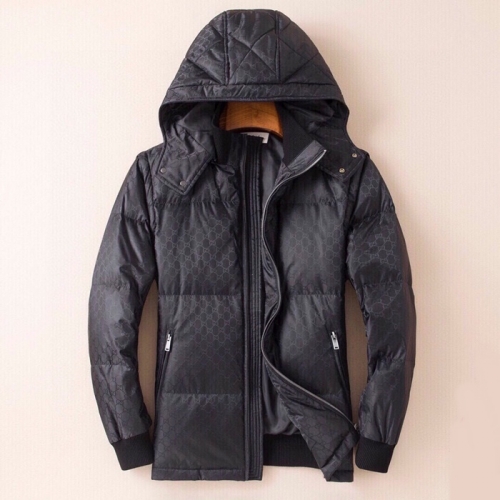 グッチグッチメンズカジュアルダウン両面パディングc03369ブラック
