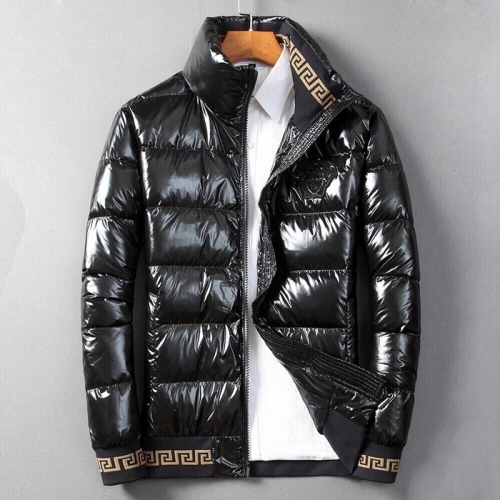 ヴェルサーチェヴェルサーチェメンズカジュアルダックダウンパディングr03646ブラック