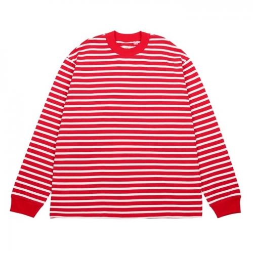 フィアオブゴッドフィアオブゴッドメンズミニマル長袖Tシャツa0247レッド