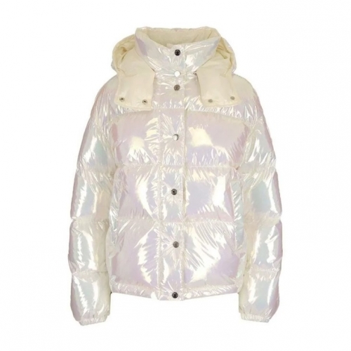 モンクレール-モンクレールレディースパッチモダンダウンパディングc02137ホワイト