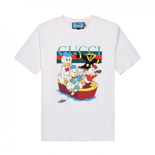 グッチユニセックス半袖Tシャツc03395ホワイト