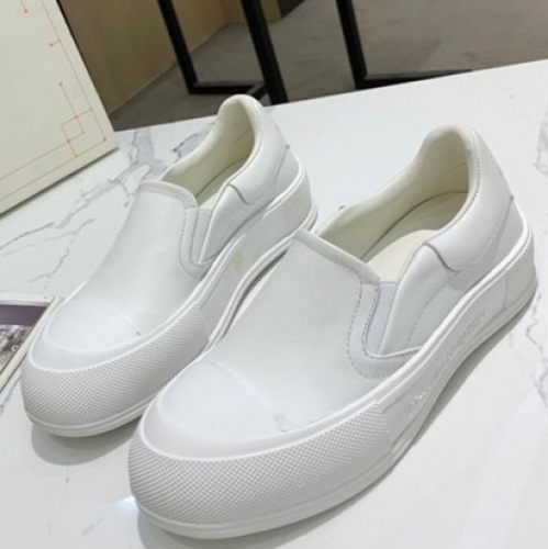 'アレクサンダーマックイーンレディースローファー,(225-250),S0214,ホワイト