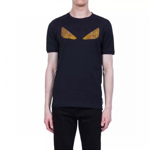 ェンディェンディメンズカジュアルコットン半袖Tシャツn0929ブラック