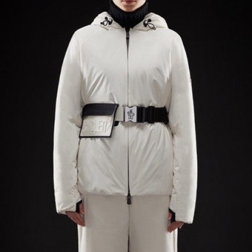 モンクレールモンクレールレディースカジュアルダウンジャケットc02138ホワイト