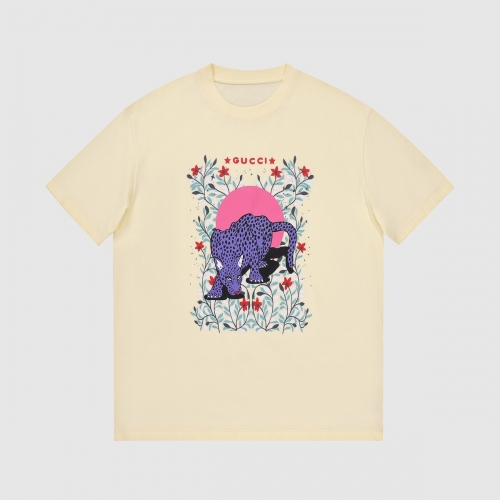 グッチユニセックス半袖Tシャツc03408アイボリー