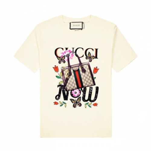 グッチユニセックス半袖Tシャツc03410アイボリー