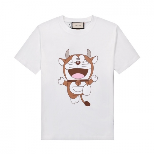 グッチユニセックス半袖Tシャツc03411ホワイト