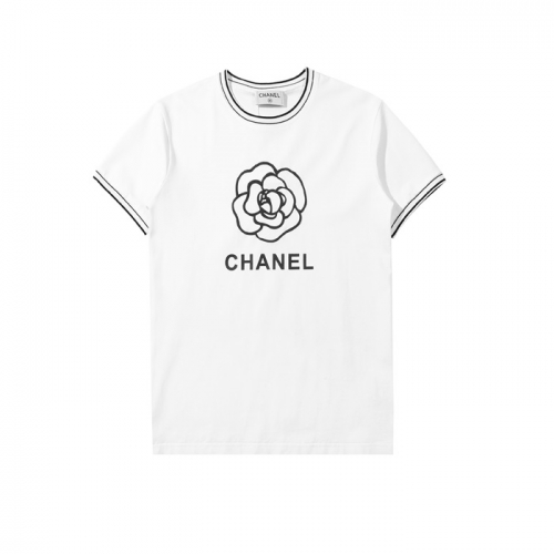 シャネル'シャネルユニセックス''コットン半袖Tシャツl0657ホワイト