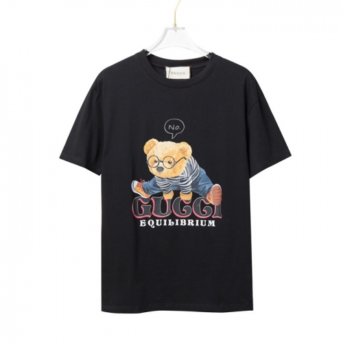 グッチユニセックス半袖Tシャツc03426ブラック