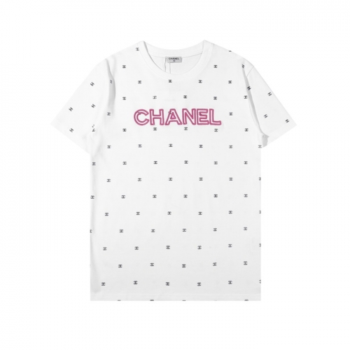 シャネル'シャネルユニセックス''コットン半袖Tシャツl0662ホワイト