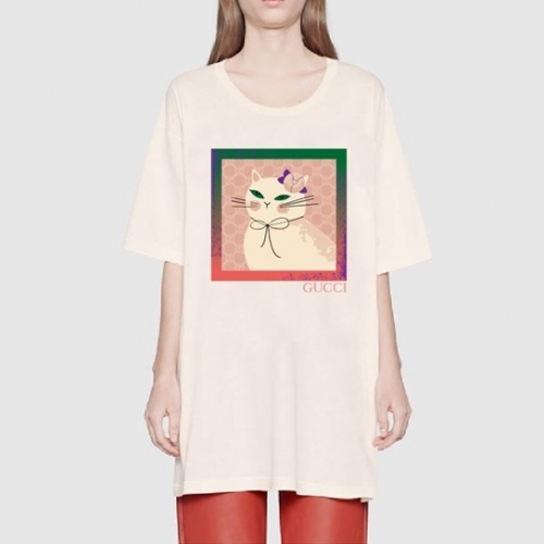 グッチユニセックス半袖Tシャツc03437アイボリー