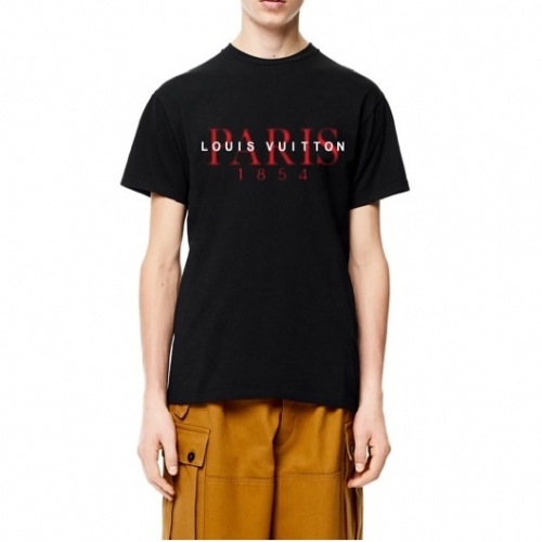 ルイヴィトンルイヴィトンユニセックス半袖Tシャツu02608ブラック