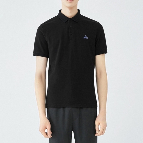セリーヌメンズコットンポロ半袖Tシャツl0103.ブラック