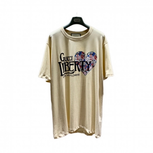 グッチユニセックス半袖Tシャツc03451アイボリー