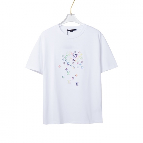 ルイヴィトンルイヴィトンユニセックス半袖Tシャツu02619ホワイト