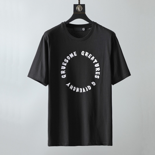 ジバンシィジバンシィメンズコットン半袖Tシャツv0522.ブラック