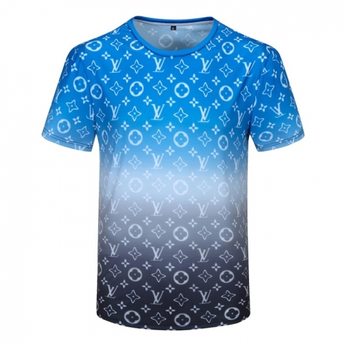 ルイヴィトンルイヴィトンメンズ半袖Tシャツu02629ブルー