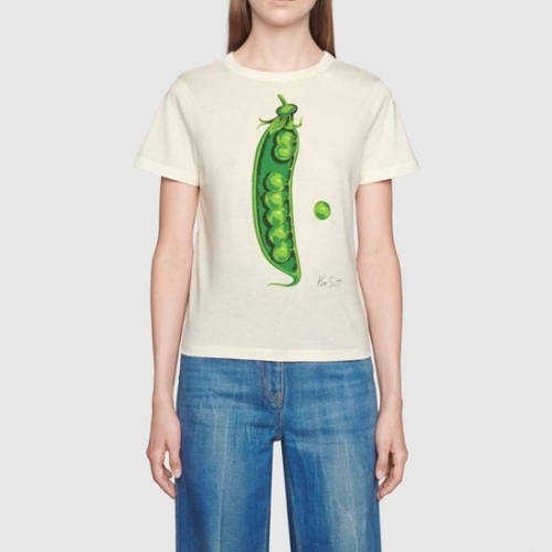 グッチユニセックス半袖Tシャツc03482ホワイト