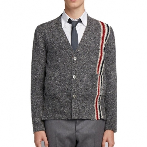 トムブラウントムブラウンメンズストラップネックカーディガンm01225.グレー