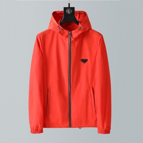 プラダプラダメンズカジュアルジャケットa02187レッド