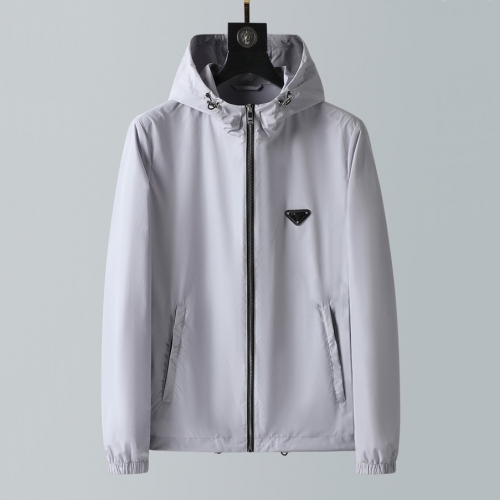 プラダプラダメンズカジュアルジャケットa02189グレー