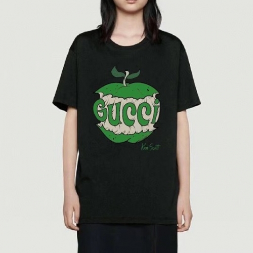 グッチユニセックス半袖Tシャツc03490ブラック