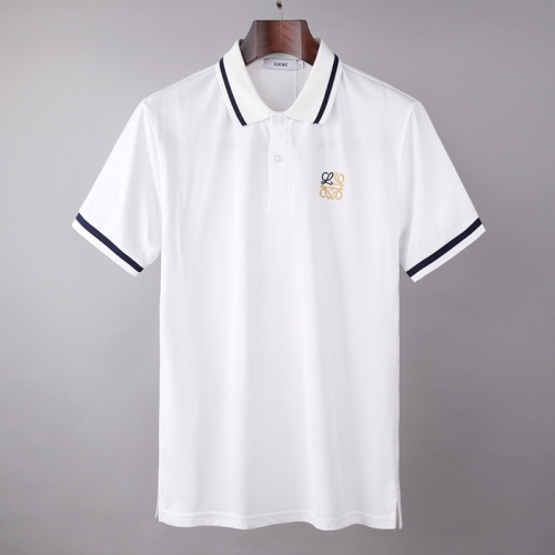ロエベロエベメンズポロ半袖Tシャツe0403.ホワイト