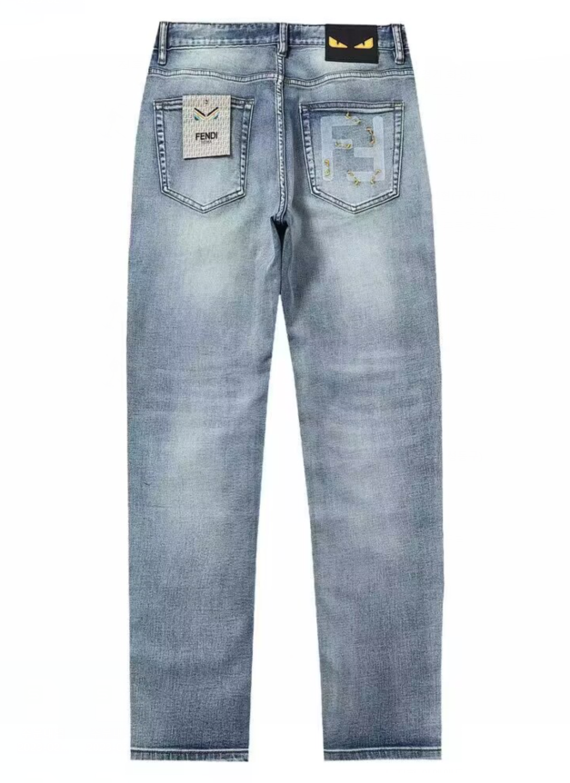 ェンディェンディメンズビジネスデニムジーンズn0596ブルー