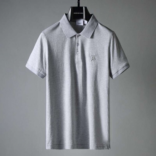 バーバリーバーバリーメンズコットン半袖Tシャツr03728.グレー