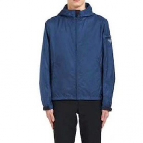 プラダプラダメンズカジュアルジャケットa02197ブルー