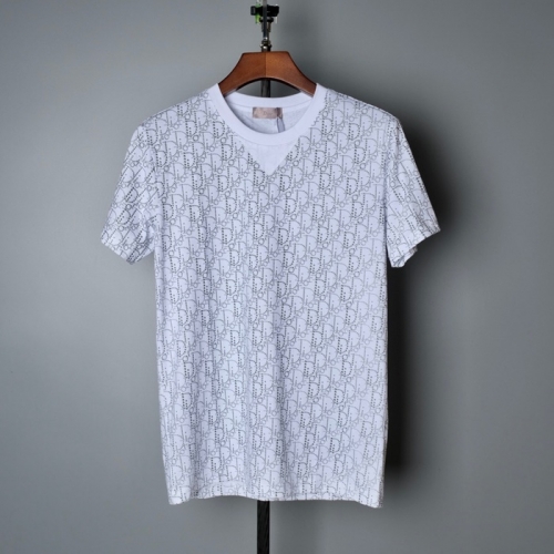 ディオール-ディオールメンズカジュアルクルーネック半袖Tシャツo01159ホワイト