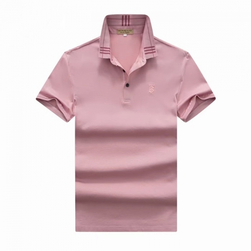 バーバリーバーバリーメンズコットン半袖Tシャツr03744ピンク