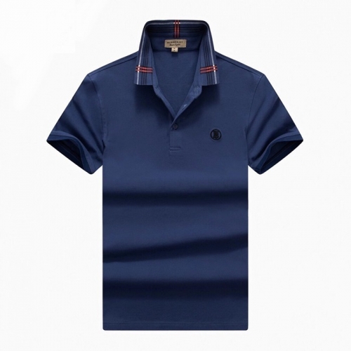 バーバリーバーバリーメンズコットン半袖Tシャツr03752ネイビー