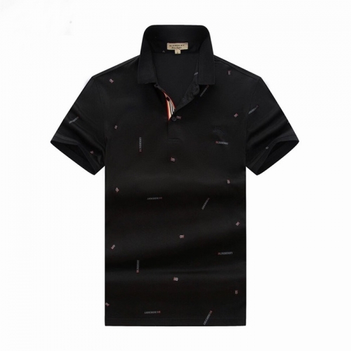 バーバリーバーバリーメンズコットン半袖Tシャツr03765ブラック