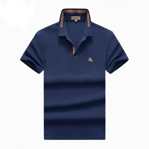 バーバリーバーバリーメンズコットン半袖Tシャツr03771ネイビー