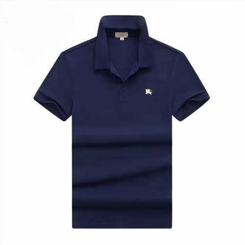 バーバリーバーバリーメンズコットン半袖Tシャツr03774ネイビー