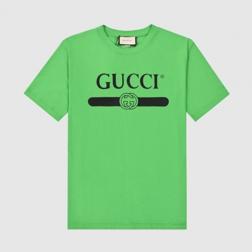 グッチユニセックス半袖Tシャツc03520..グリーン