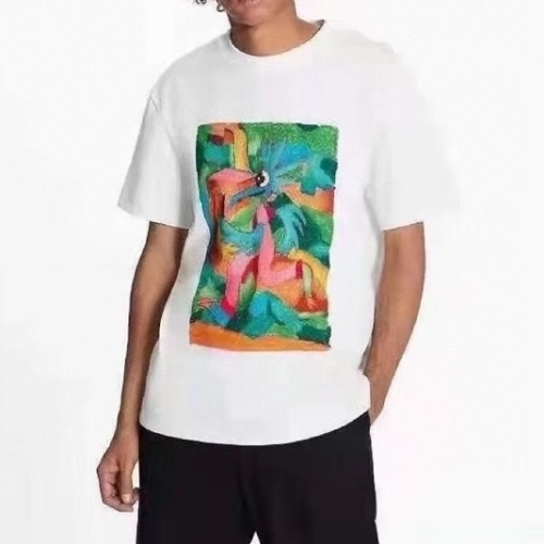 ルイヴィトンルイヴィトンユニセックス半袖Tシャツu02670ホワイト