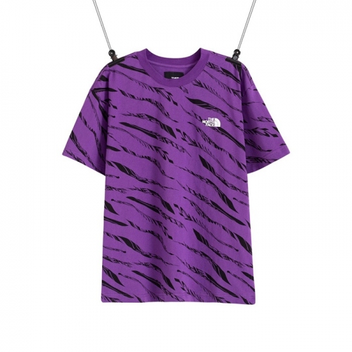 ザノースフェイスザノースフェイスユニセックスプリントコットン半袖Tシャツr0194パープル