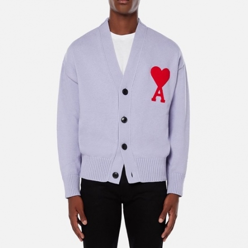 アミメンズカジュアルカーディガン0077パープル