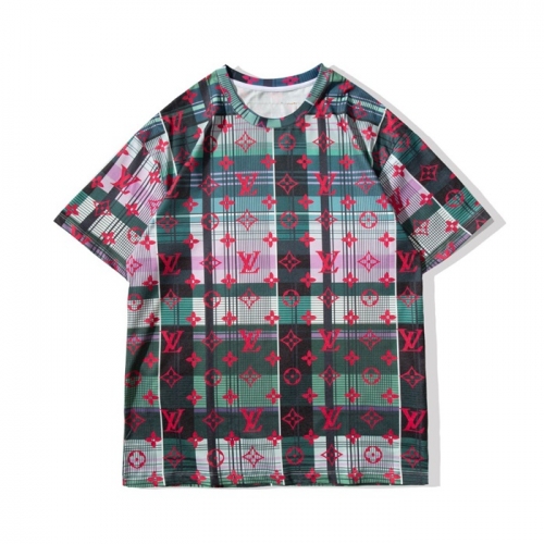 ルイヴィトンルイヴィトンユニセックス半袖Tシャツu02689グリーン