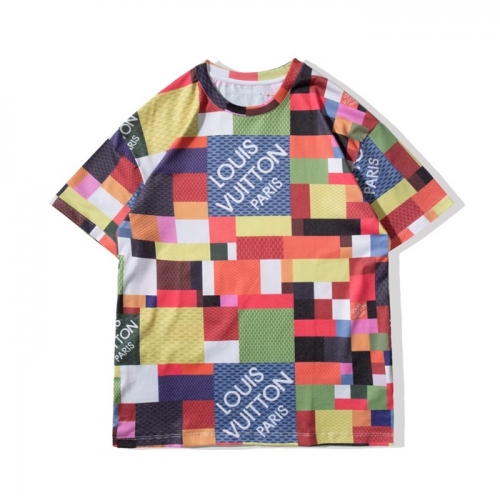 ルイヴィトンルイヴィトンユニセックス半袖Tシャツu02691グリーン