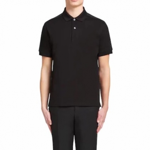 プラダプラダユニセックスベーシック半袖Tシャツa02206ブラック