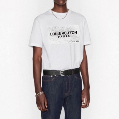 ルイヴィトンルイヴィトンユニセックス半袖Tシャツu02694ホワイト