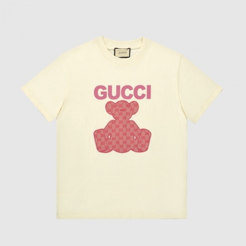 グッチユニセックス半袖Tシャツc03537..アイボリー