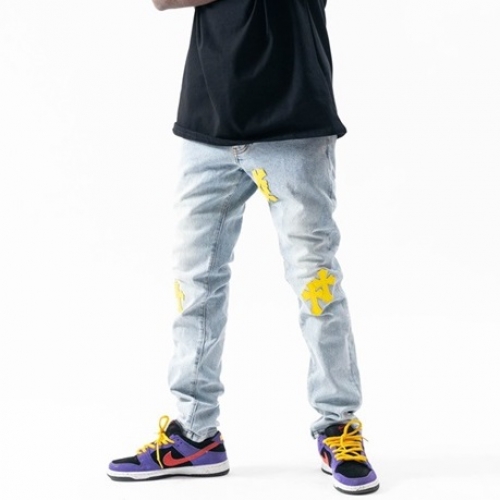 オフホワイトオフホワイトメンズデニムジーンズf0669ブルー