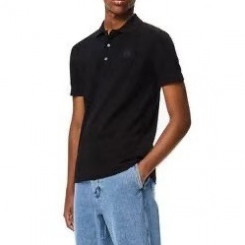 ロエベロエベメンズポロ半袖Tシャツe0408.ブラック