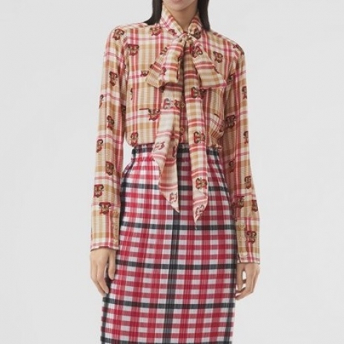 バーバリーレディースヴィンテージベーシックシャツr03790.ピンク